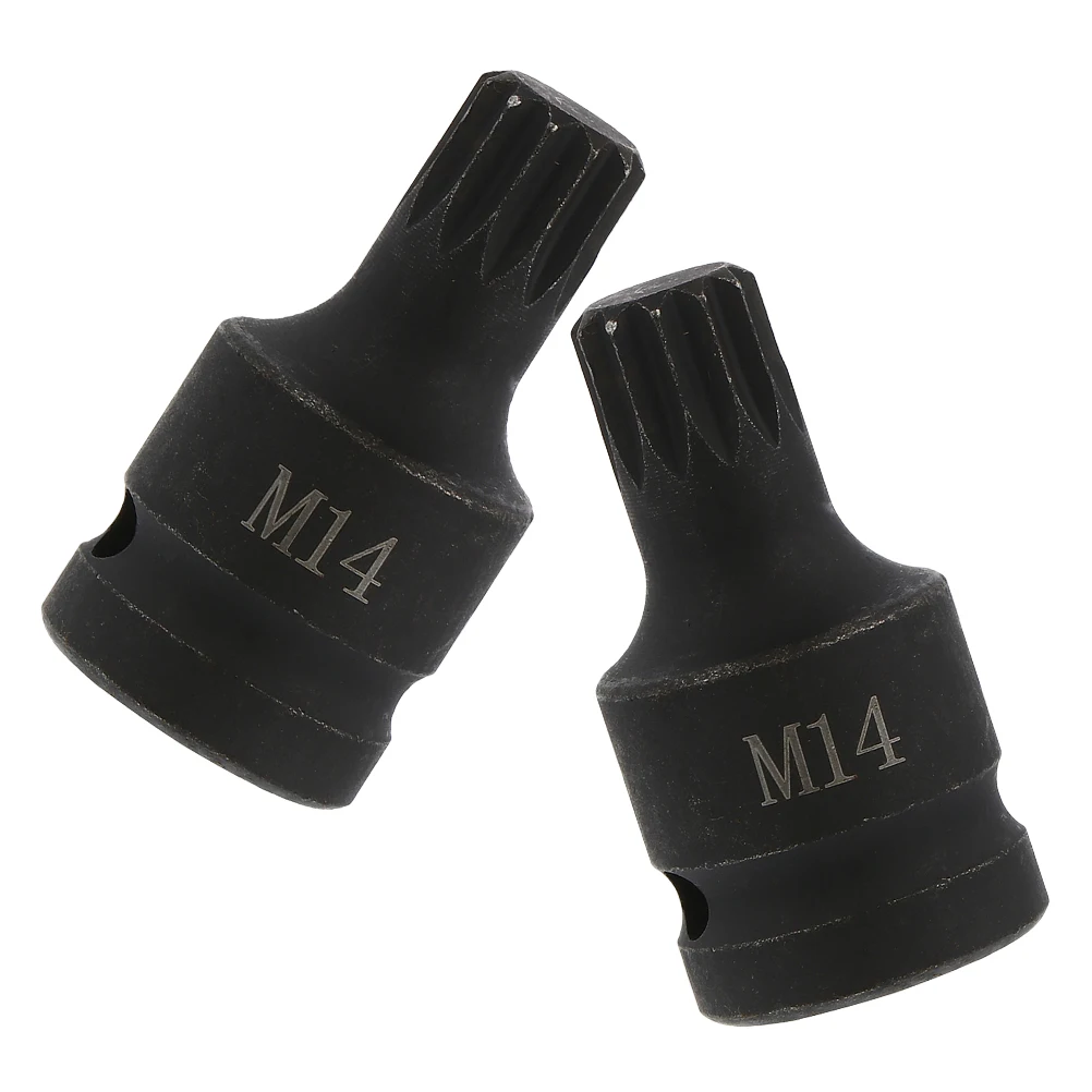 

2PCS Brake Caliper Sleeve Triple Square Sockets Steel Socket Set Universal Metric System Tools for Car Maintenance
