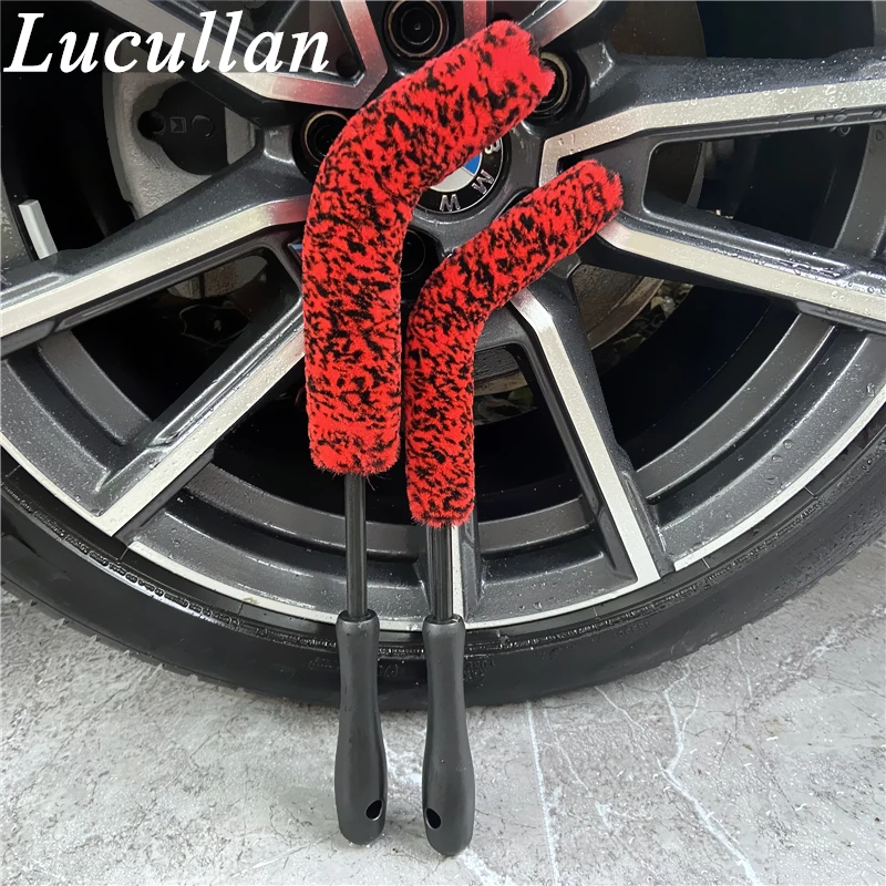 Lucullan Wheel Woolie Car Detailing Brush Adjustable 16\