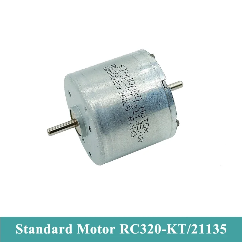 

Micro 320 Motor Standard Motor RC320 Dual Shaft DC3.7V 5V 6V 7.4V 17000RPM High Speed Mini 24mm Electric Motor DIY Toy Fan Model