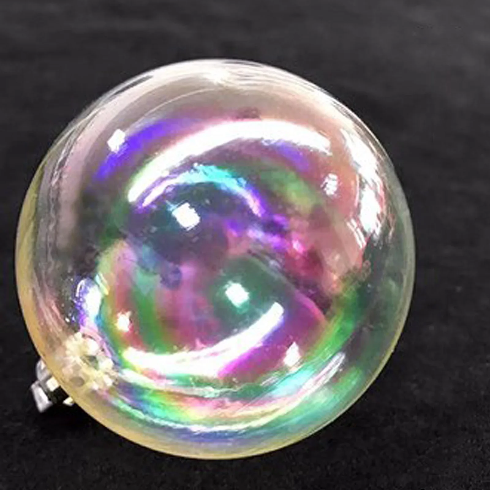 

8cm Pink Colorful Ball Transparent Ball Christmas Ball Party Decoration