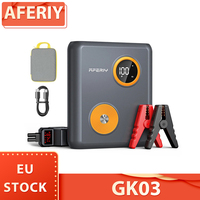 AFERIY GK03 2000A 12V Car Jump Starter, 27500mAh Power Bank, 60W PD Fast Charge, QC3.0 & DC Output, Smart Display & LED Light