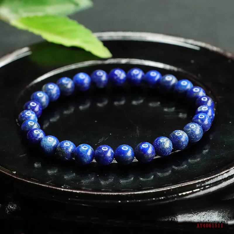 Natural crystal bracelet, lapis lazuli bracelet, colorful jewelry.