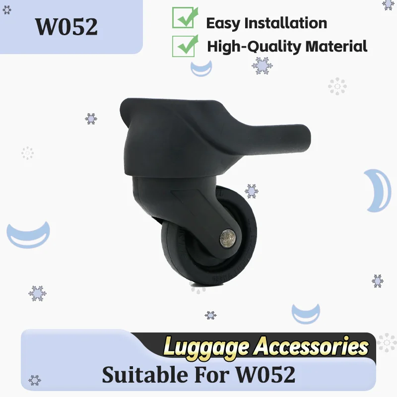

For W052 【Noise Reduction Design】Trolley Wheel Replacement Anti-slip Shock-absorbing Quiet Durable Anti-slip Design