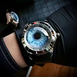 KAFYASE Designer Bubble Rubber Automatic Watches Luxury Men 46mm Mechanical Wristwatches Homage Astronaut Ball Dial Clocks