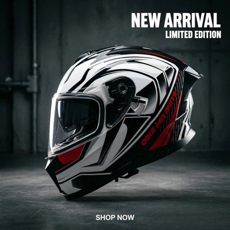 Dual Lens Full Face Motorcycle Helmet Men Women DOT Winter Safety Anti-Fog Waterproof Riding Motorbike Helmet Casco Motocross