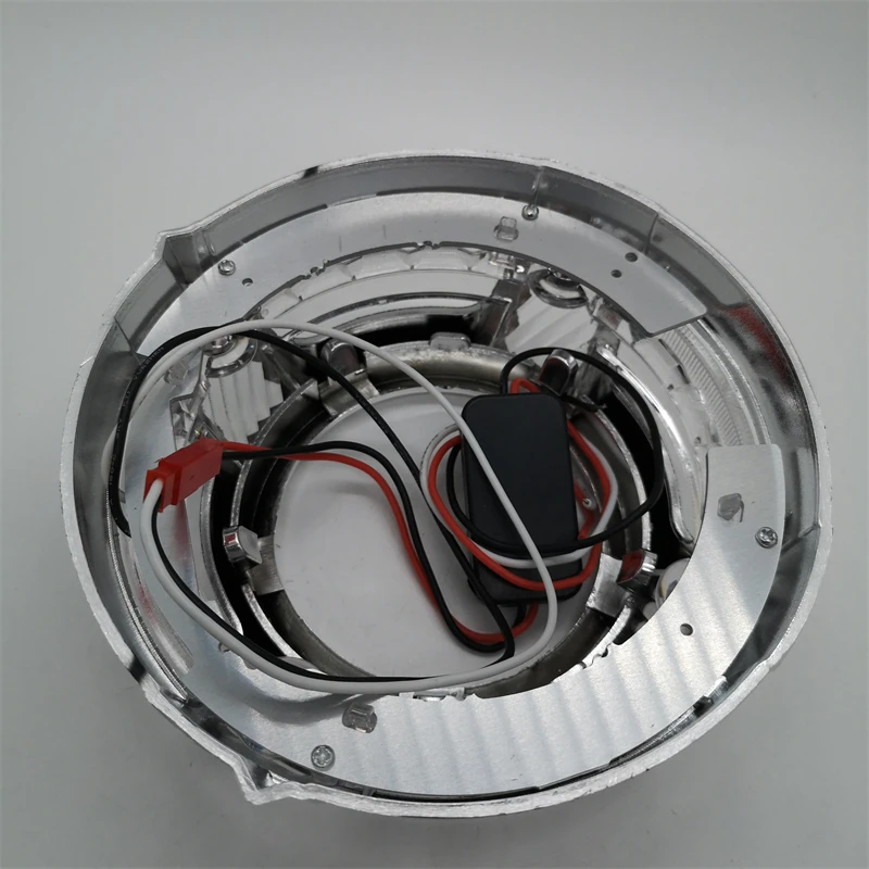 OWN PROJECTOR SHROUD MASK COVER FOR PANAMERA , WITH LED ANGEL EYE HALO DAYLIGHT