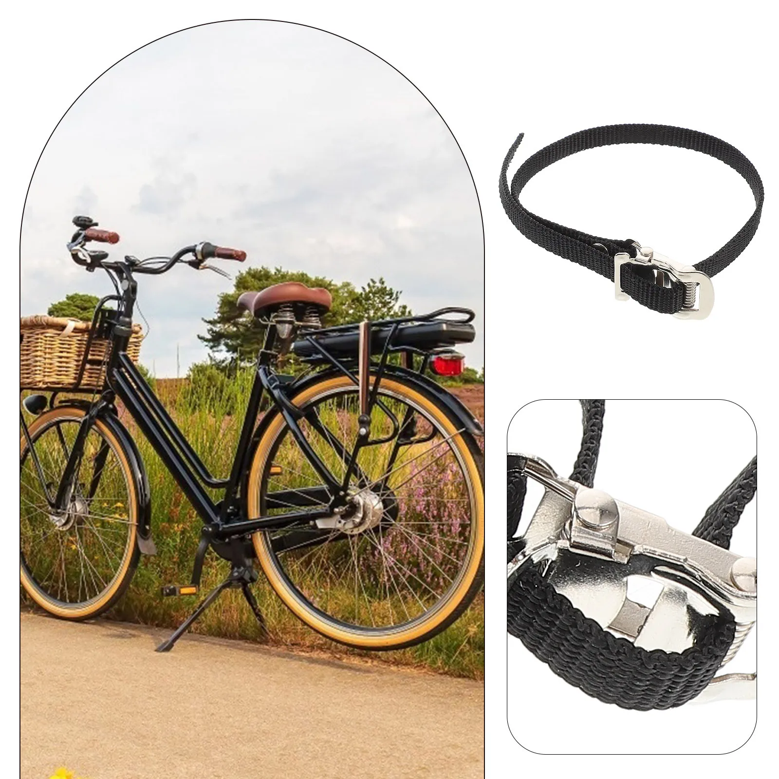 2 قطعة غطاء فم الدراجة الديناميكي عدم الانزلاق قابل للتعديل دواسة القبضات لممارسة الدراجات الطريق الجبلية دراجة الاحتفاظ بالقدم #5