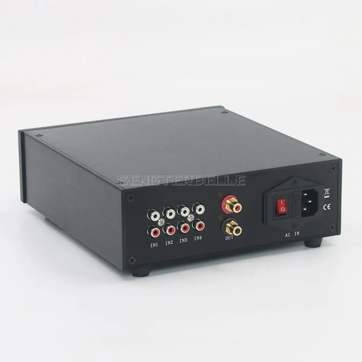 CS3310 التحكم عن بعد وحدة التحكم في مستوى الصوت HiFi مكبر الصوت المنزلي مع 4-طريقة إدخال التبديل VFD العرض