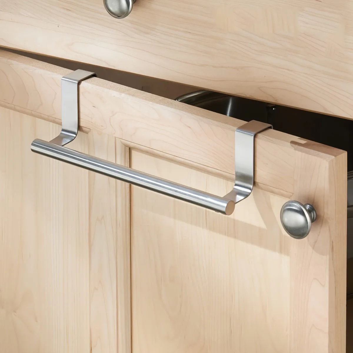 Holder Bathroom Kitchen Rack Multifunctional Storage Shelf 1pcs Rags Hanging Pole Towel Rack Over Door Towel Rail Bar Hanging