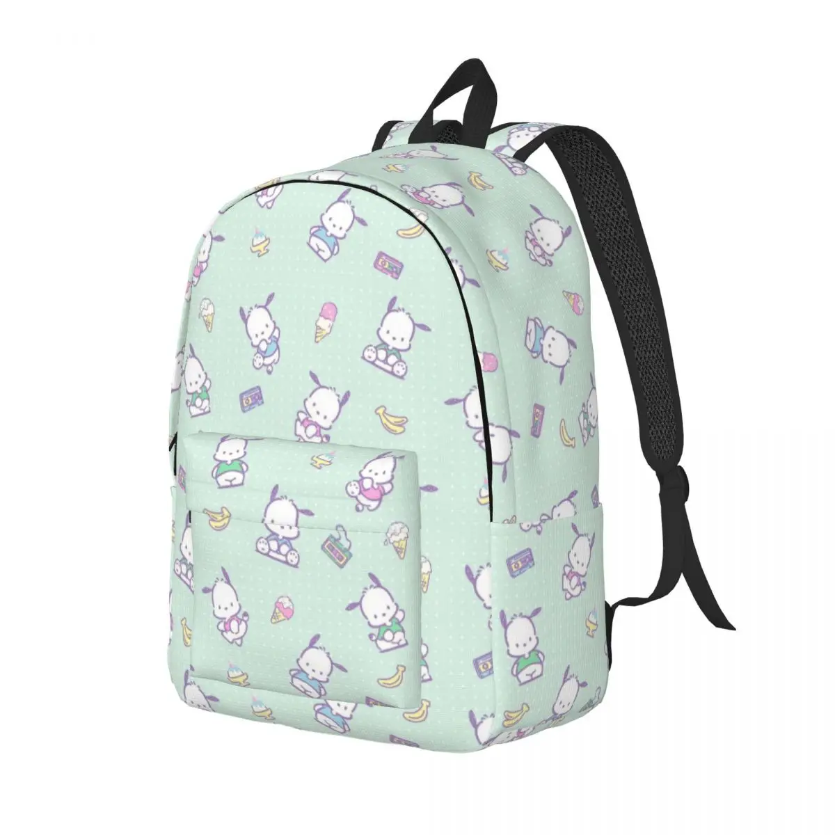 Pochacco Dog Pattern Teenage Backpack Sports Student Business Cartoon Daypack for Men Women Laptop Computer Canvas Bags