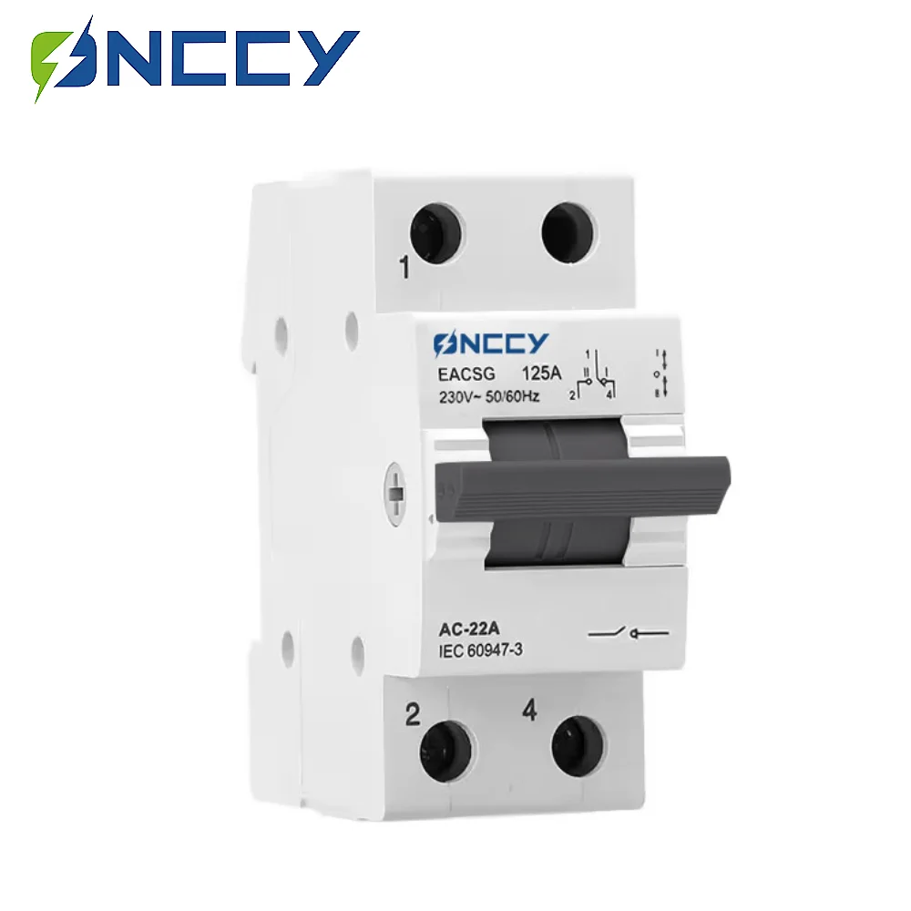 ONCCY 1P 2P 3P 4P 63A 80A 100A 125A MTS Dual Power Manual Transfer Switch Interlock, change over switch 220V 240V 415VAC
