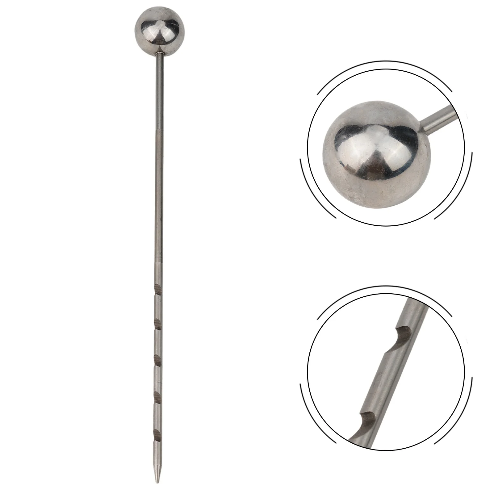 

Elevate Your Gardening Game 14\\\\ Stainless Steel Soil Sampler Probe with In built Moisture Meter Crucial For All Plant Lovers