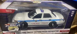 1:24 2008 Ford CROWN VICTORIA POLICE INTERCEPTOR High Simulation Alloy Car Model Collectible Toy Gift Souvenir Display Ornament