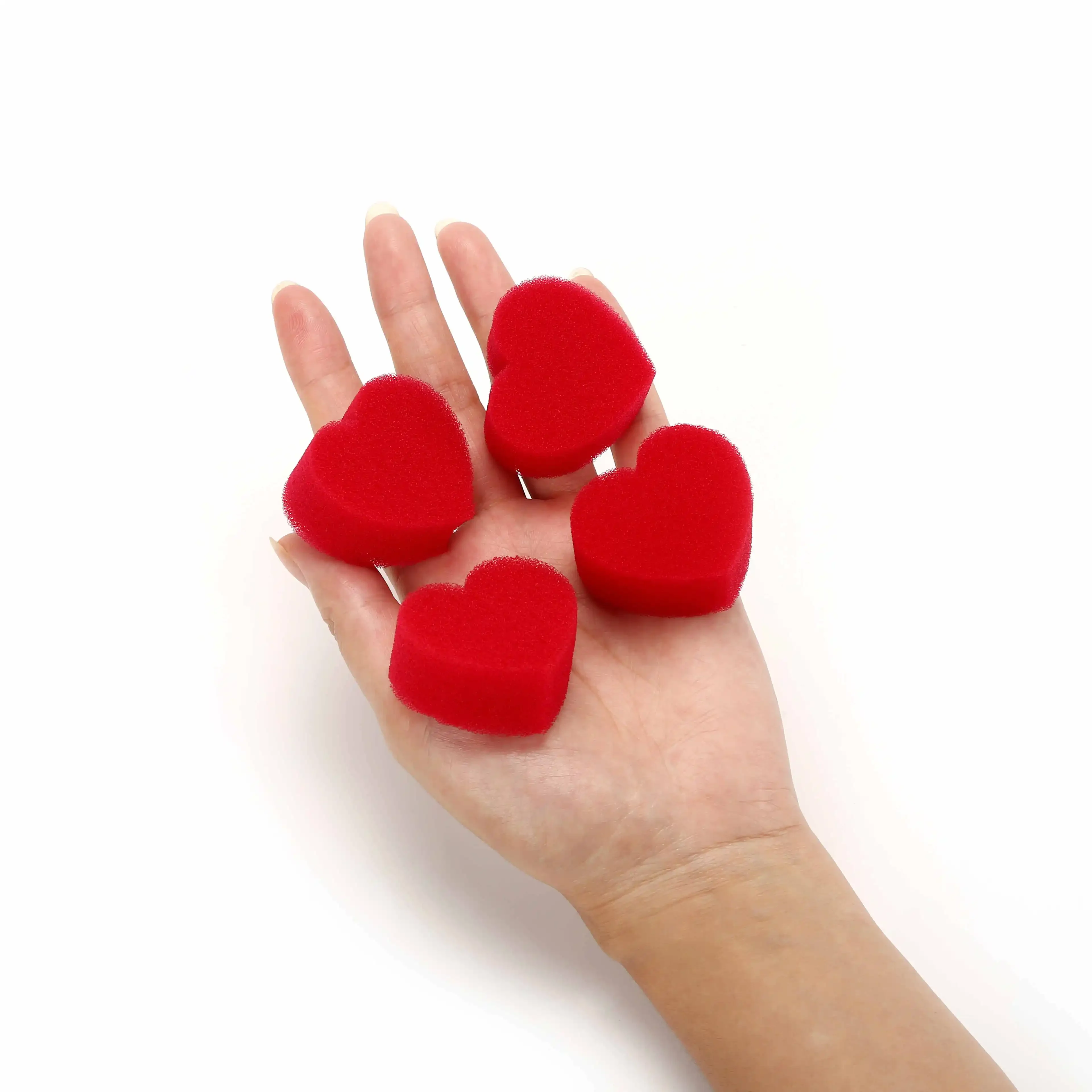 5pcs/Set Multiplying Sponge Hearts Magic Tricks Valentine\'S Or Wedding Close-Up Stage Magic Props Magic Accessories Child Toys