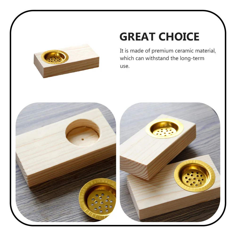 

Rectangle Wooden Incense Burner Aroma Stove Home Decor for Living Room Office Hotel Retro Censer Craft Gift Incense Stove Decor