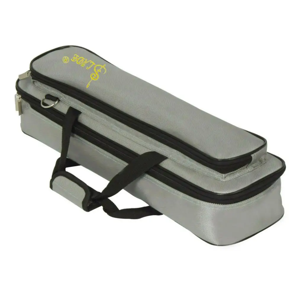 Soft Flute Carry Bag Waterproof Flute Box Gig Bag with Shoulder Strap for Instrument Protection and Transport