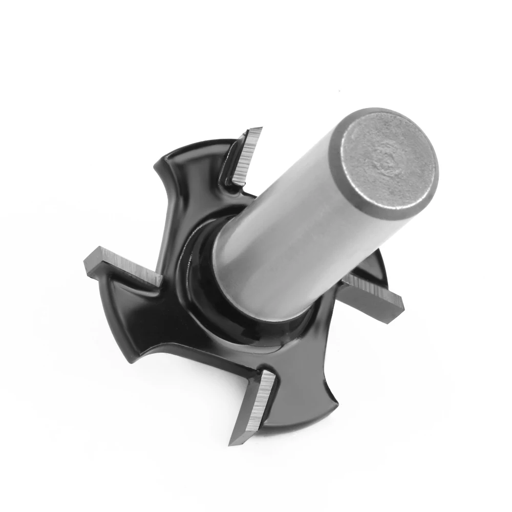 LAVIE 1 Stück 1/2" & 12mm Schaft 4-Schneiden T-Nutenfräser, 2-6mm Schnittbreite, Lagergeführter Nutfräser für Holzbearbeitung – Detail 16