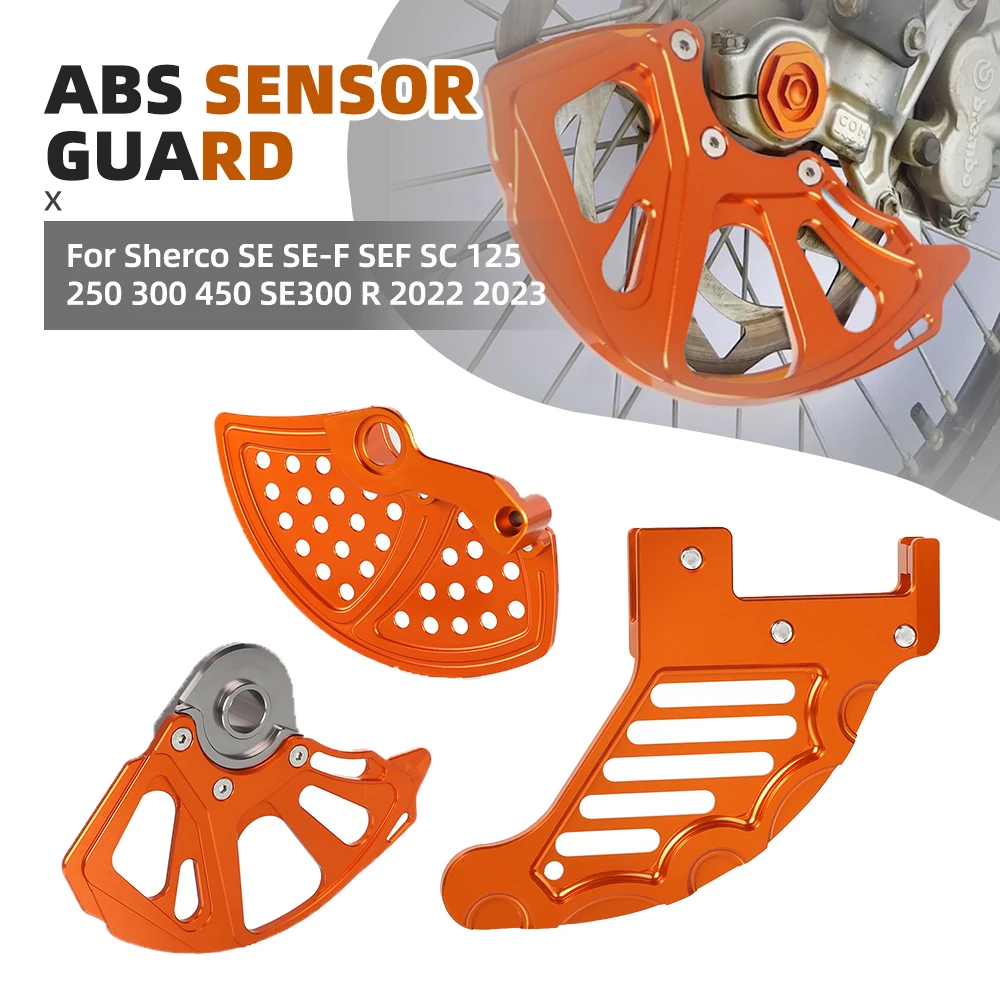 Motocross Accessories Rear Brake Disc Guard Protector For Sherco SE SE-F SEF SC 125 250 300 450 500 R Factory SE300 R 2022 2023
