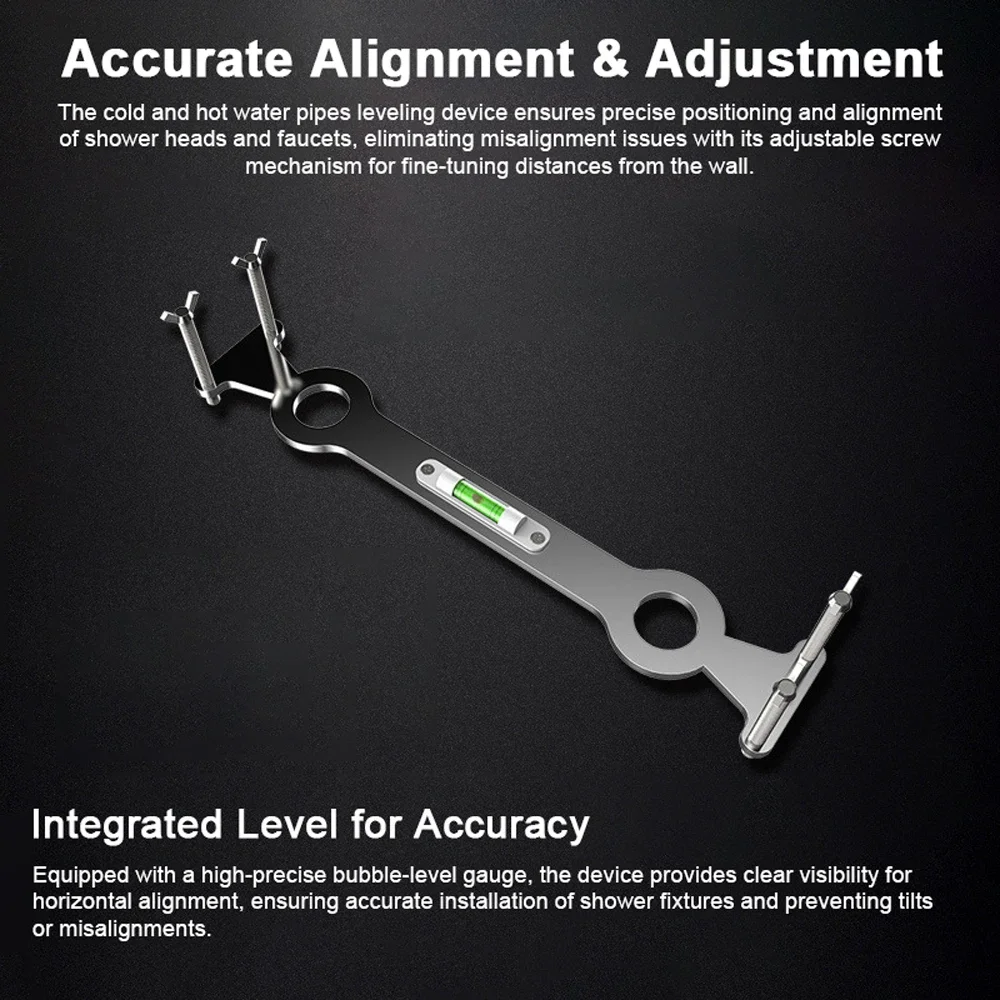 ل دش صنبور الحمام زاوية التسوية وجع إصلاح أداة مفتاح الربط الساخن والبارد المياه مستوي دش رئيس الموضع #4