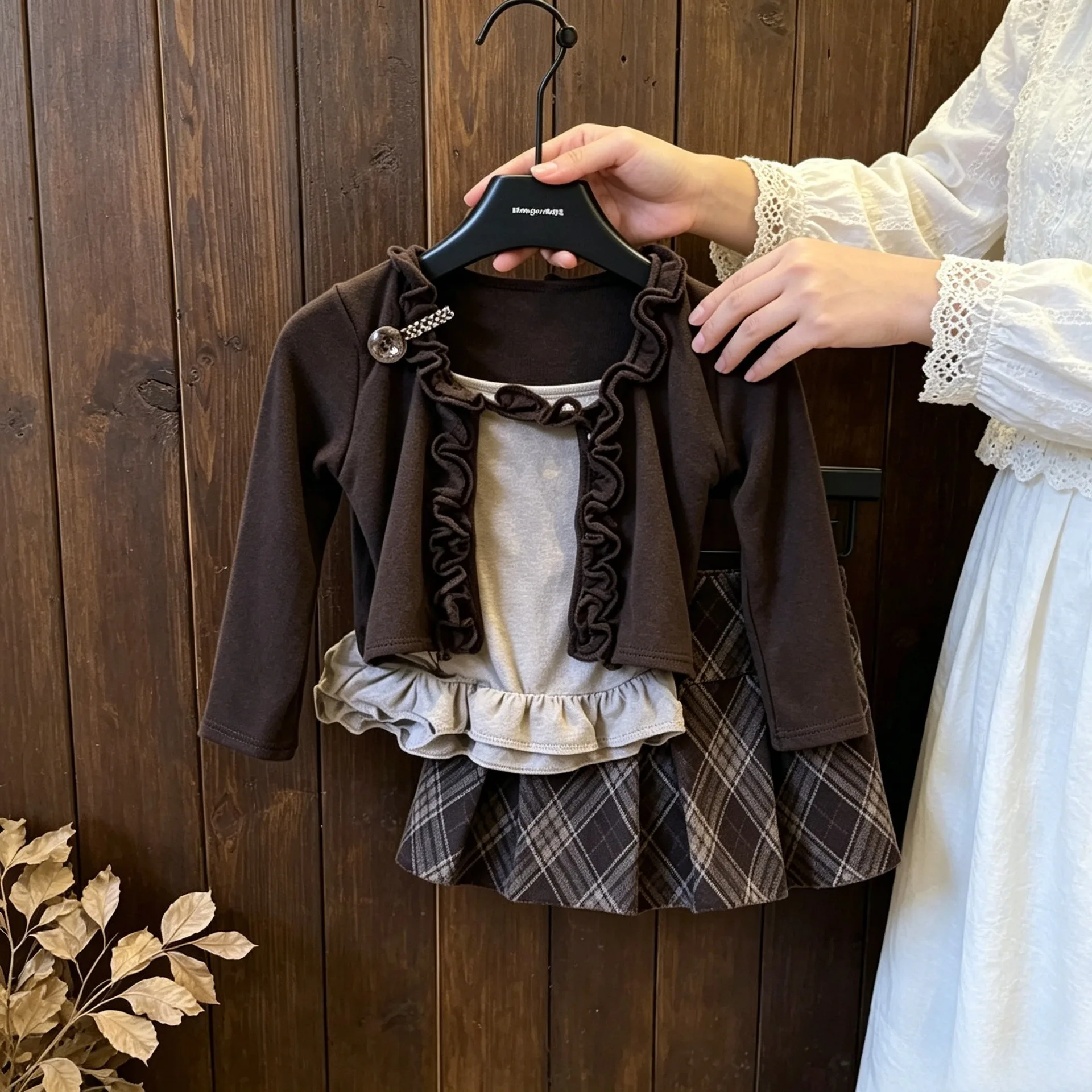 Girls Suit 2026 Autumn and Win - Winter Clothing Activity 评论和价格