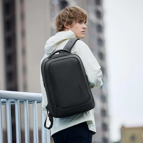 Imagen 2 del producto Heroic Knight-mochila de viaje de negocios para hombre, Bolsa Escolar de gran capacidad para ordenador portátil de trabajo de 15,6 pulgadas, a la moda, con puerto USB