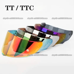 Casco de motocicleta para KYT TT Course, visera protectora, lente, accesorios, parabrisas, TTC, VESC-8, Revo, Capacete