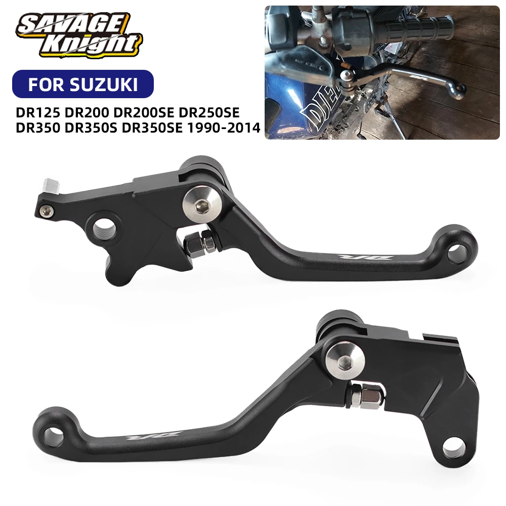 

Motorcycle Pivot Brake Clutch Levers For SUZUKI DR 125 200 250 350 DR125 DR200 DR250 DR350 1990-2014 CNC Moto Dirt Bike Handle