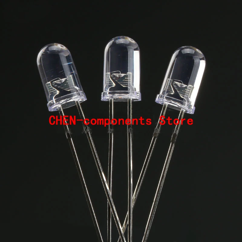 50PCS Brand New F5 5MM Round Head LED Color Slow Flashing LED Light Light Emitting Diode