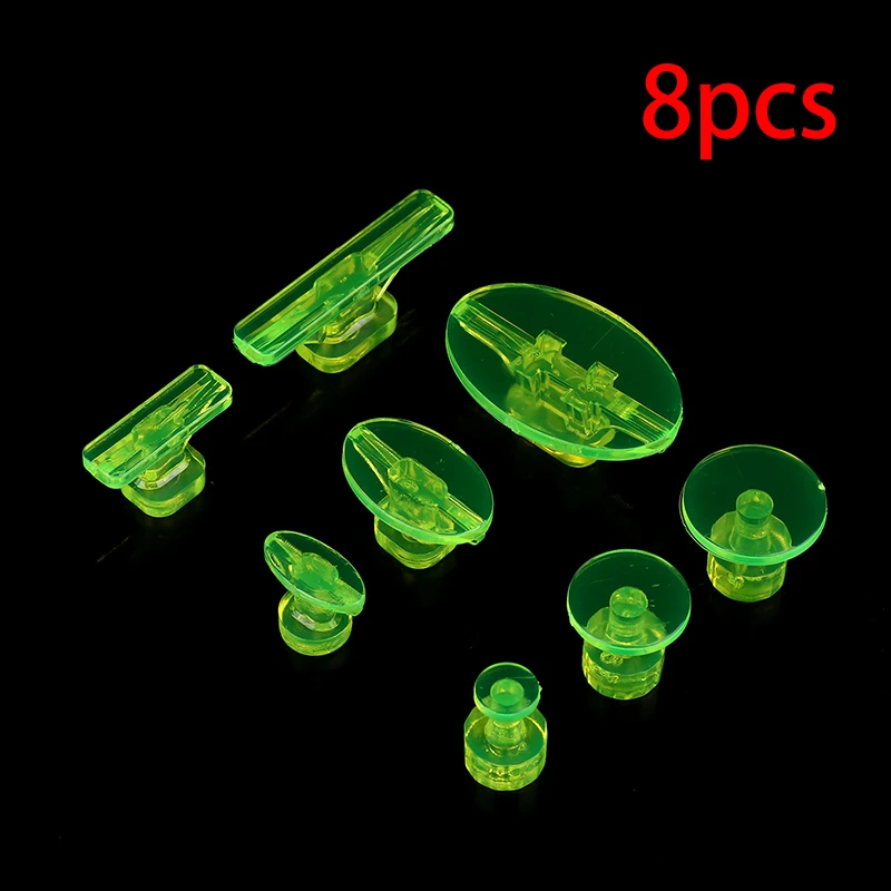 8Pcs Paintless Auto Dent Repair Tools Bump Pit Dent Puller Tabs Suction Cup Glue Tabs Body Hail Dent Removal Kit