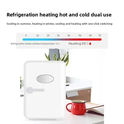 4L Mini Fridge Home Car Outdoor Camping USB Powered Cooling Heating Unisex Use
