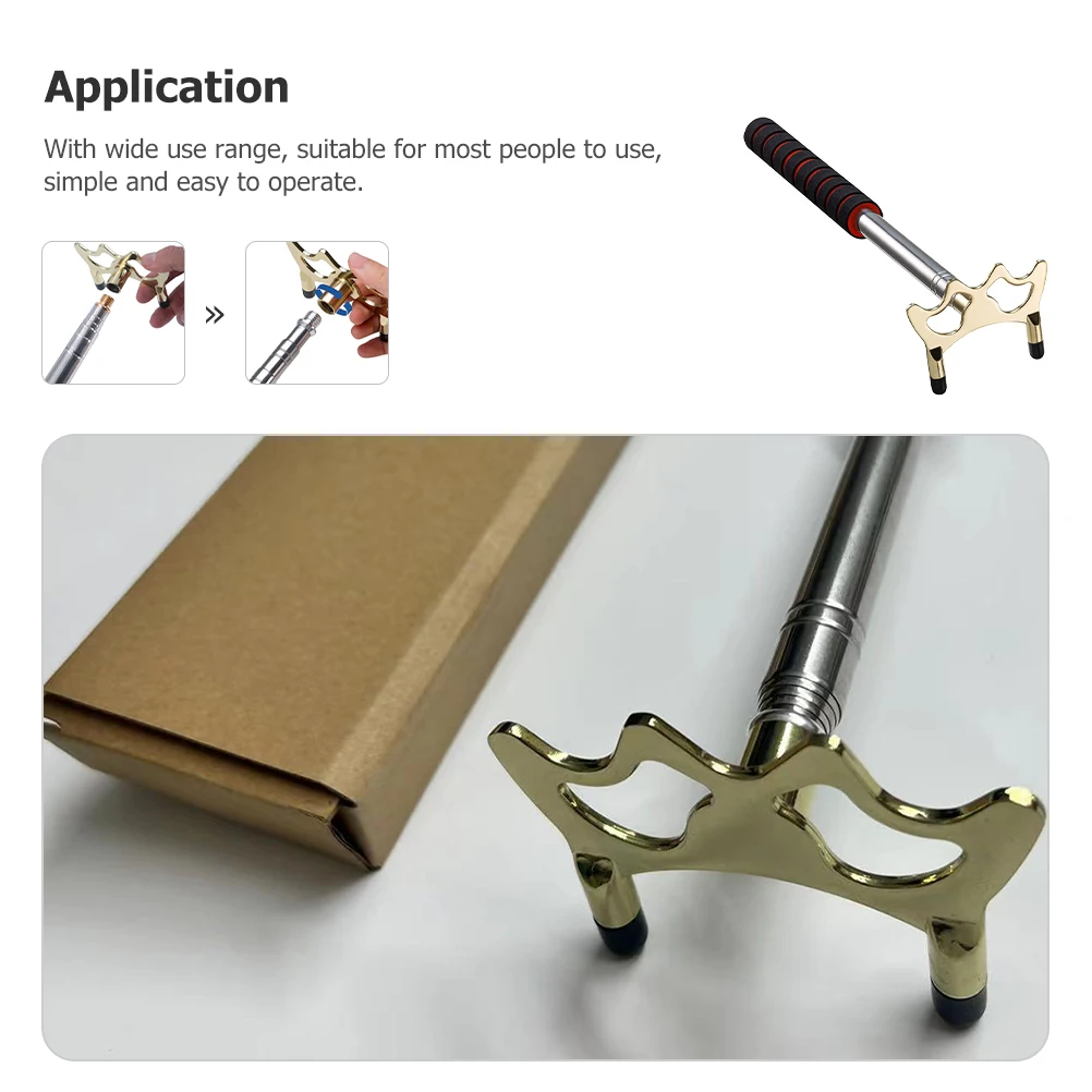 

Reusable Pool Stick Bridge Holder Adjustable Height Cue Rest for Billiards Table Smooth Control Non Slip Performance