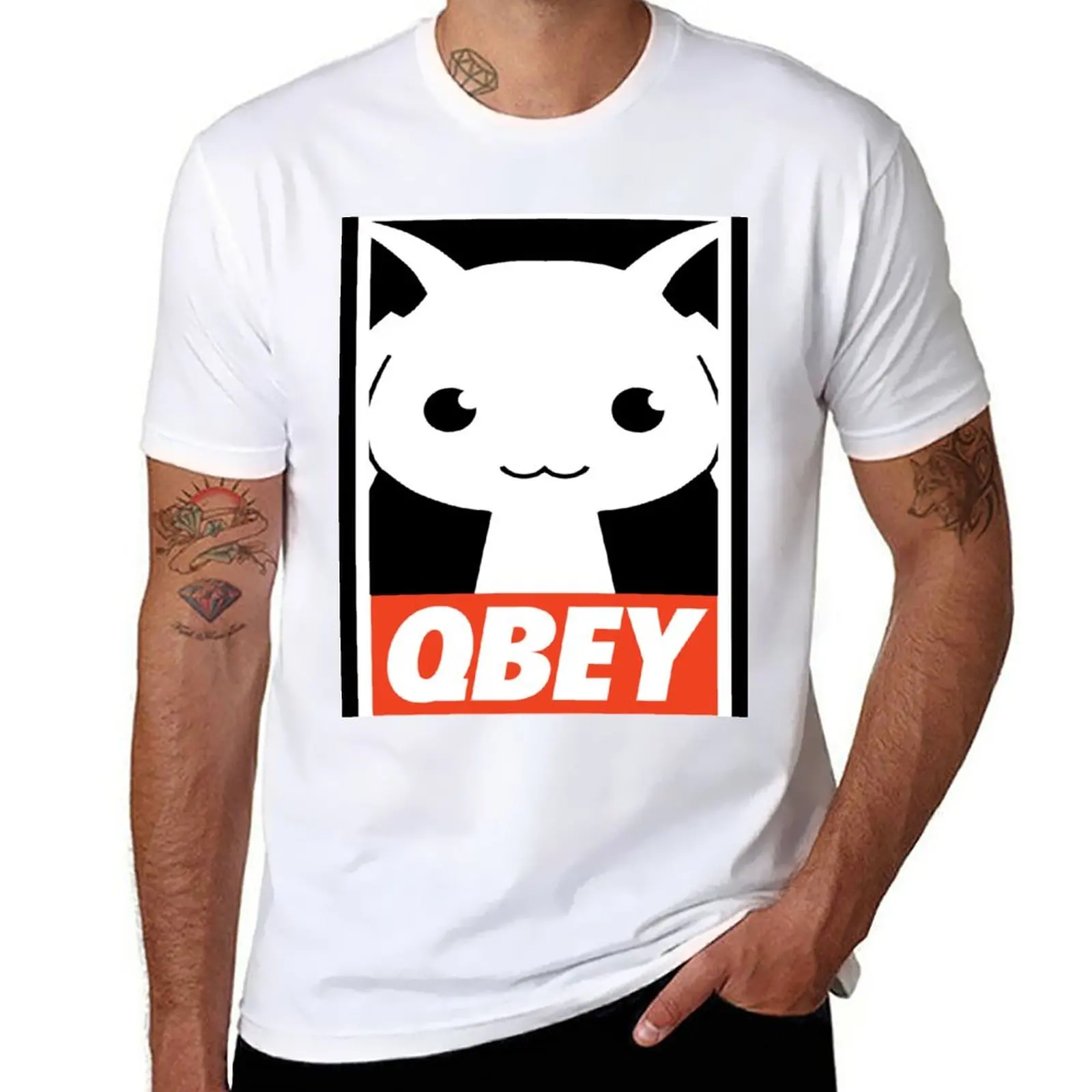 

Футболка Qbey, короткая футболка, Мужская футболка
