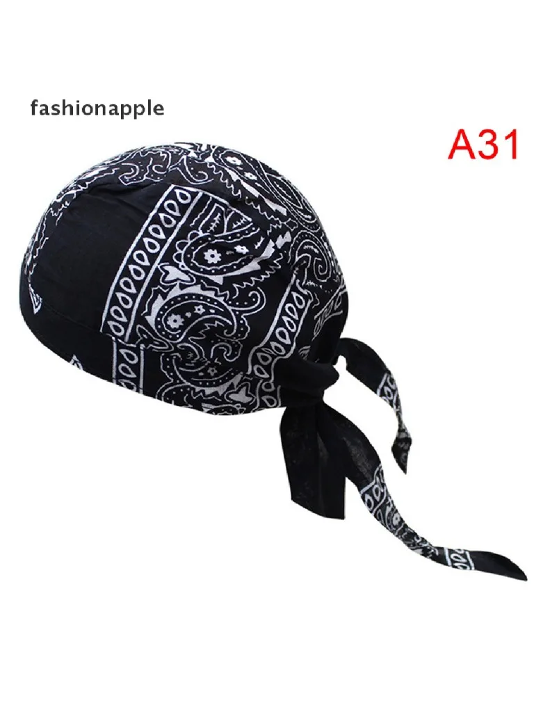 AliExpress NONE 1PCS Breathable Quick Dry Bandana Pirate Cap Helmet Liner Cooling Bicycle Headscarf Cycling Hat Headband for Men Women