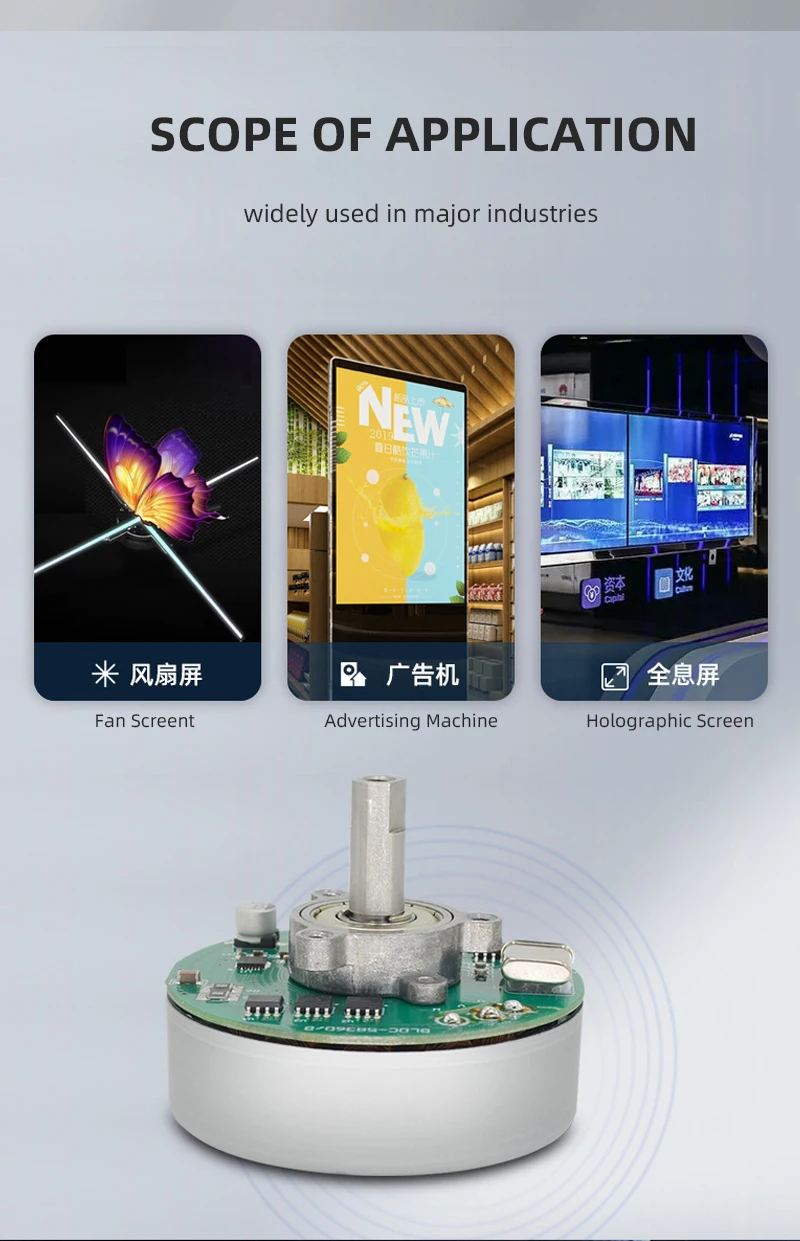 2024 Faradyi 24V Brushless BLDC DC Motor 30W 720rpm  Electric Motor