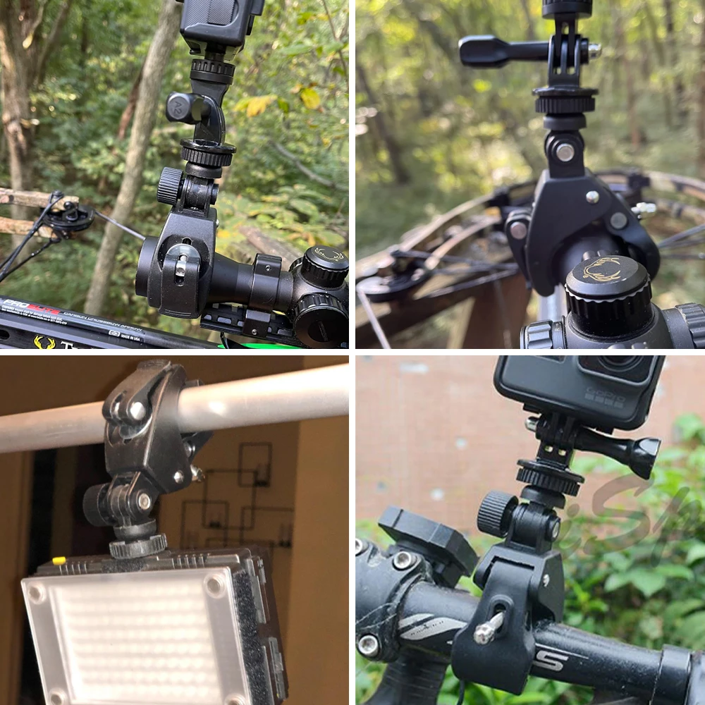 Suporte de câmera de ação para motocicleta, Mountain Bike, Insta 360, X3, X4, Dji, Sjcam, Sj4000, Hero 12, 11, 10, 9
