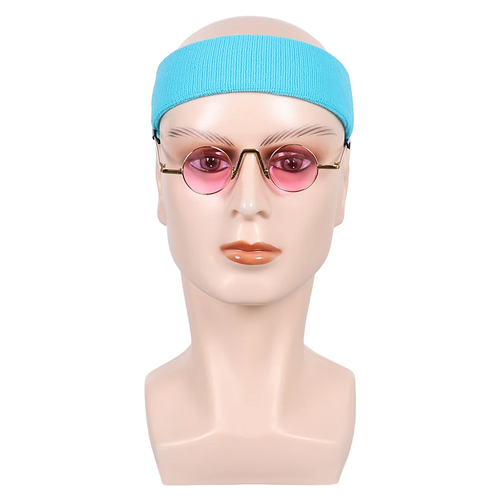 الكرتون الرجال الأزرق أغطية الرأس الكبار الرجال السيد الأفعى عقال نظارات نظارات هالوين كرنفال زي حفلة الهدايا والاكسسوارات #2