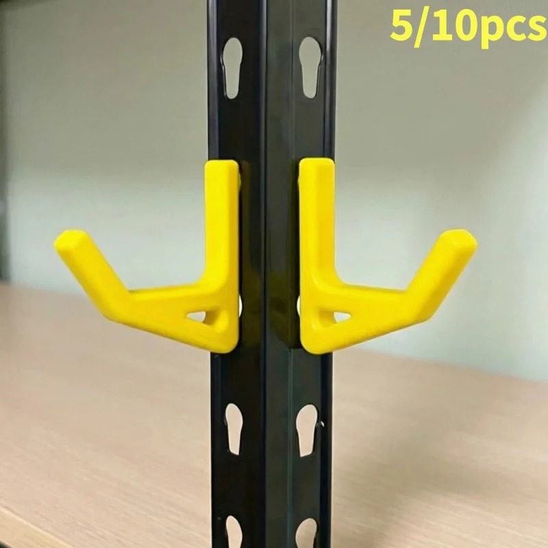 5/10pcs Universal Hooks For Shelving With 10.3mm Hole Spacing Storage Hooks Garage Auxiliary Hooks Shelf Fittings Support Hooks