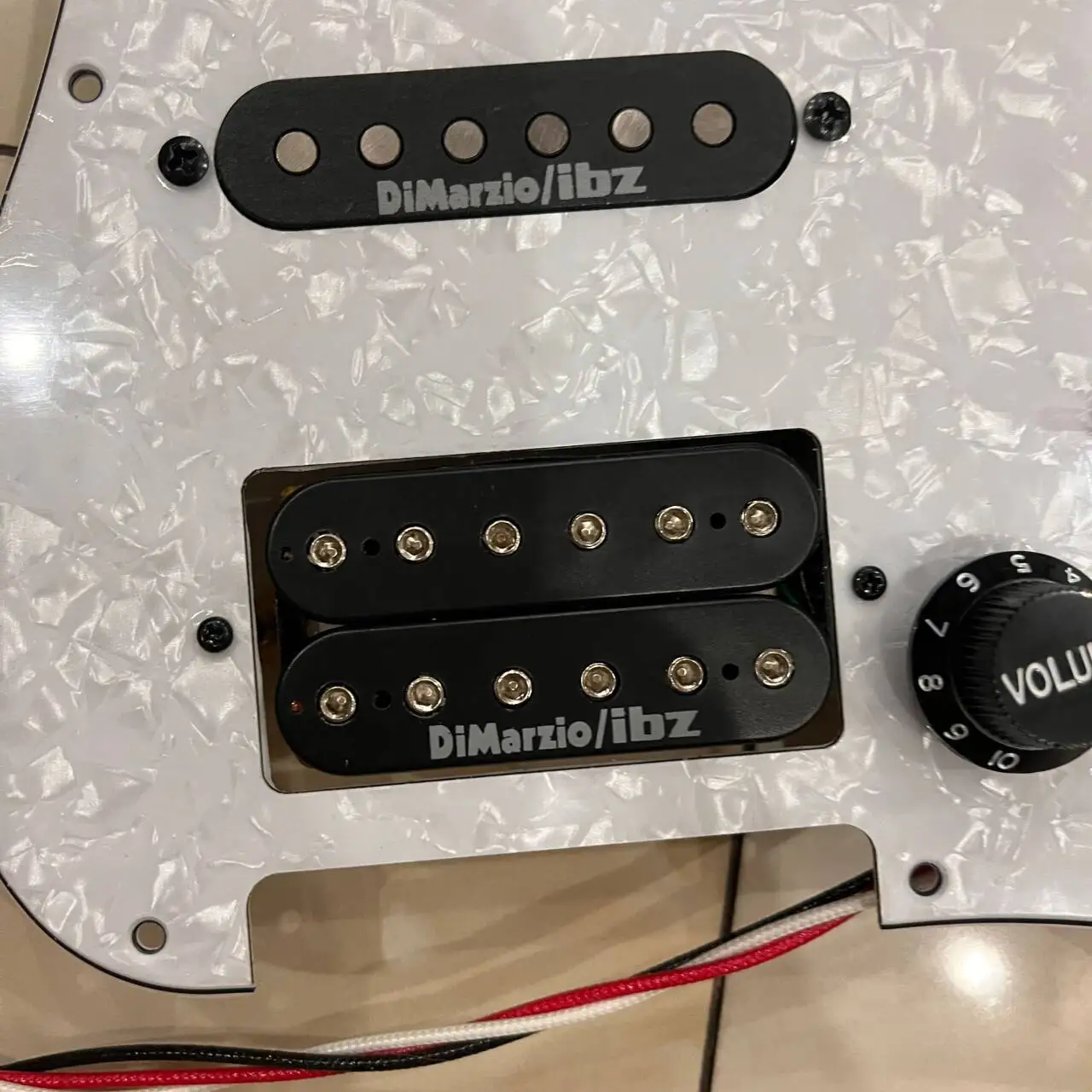 Upgrade Prewired Hsh Slagplaat Voor Rg2550z Elektrische Gitaar Pickups 1 Set Alnico Pickups Gitaarpartijen