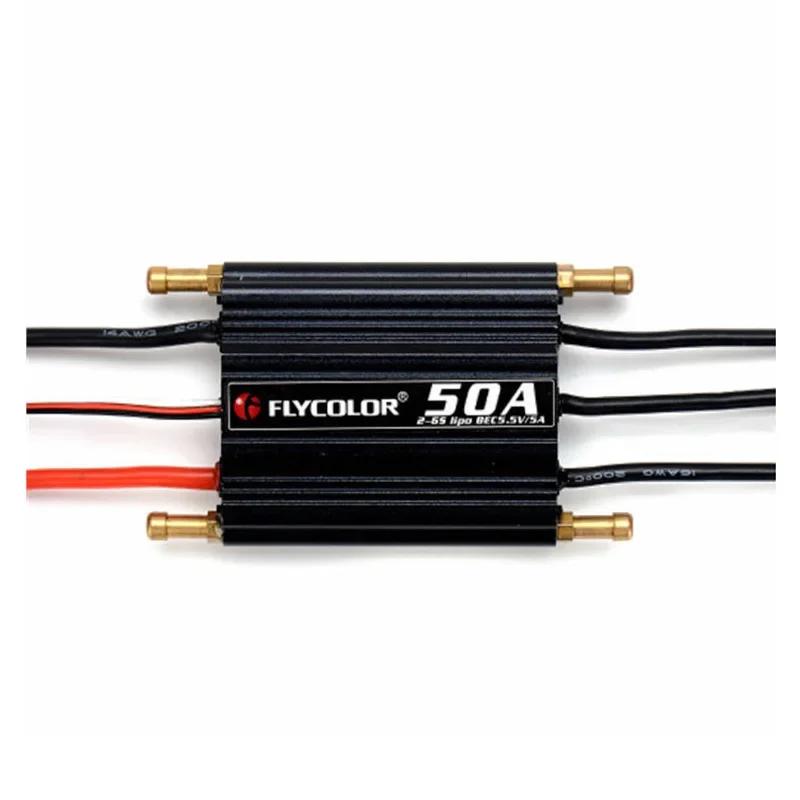 Brushless Power Drive Set 2-4S 2862 2800KV Water-Cooling Motor+Flycolor 50A Water-Cooled ESC with 5.5V/5V BEC for  RC Boat Model