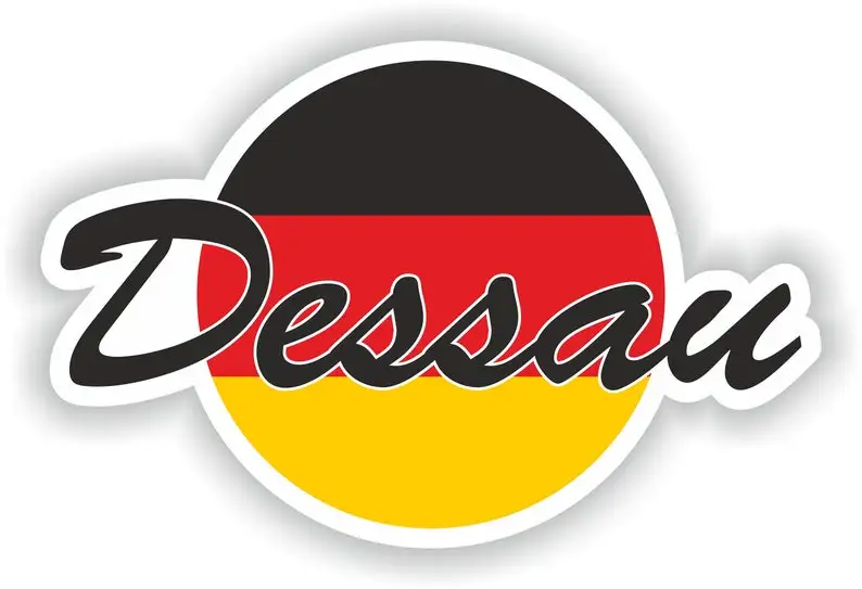

Dessau Germany Flag Travel Stickers Camping Car Funny Decoration V125 Motorcycle Stickers Truck Camper Refit Decals And Graphics