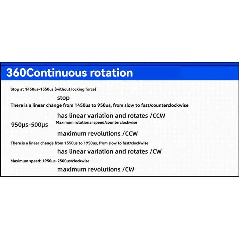 2X SPT 5325LV Dual Axis Servo 360° Continuous Rotation 25KG High Torque Metal Gear Digital Servo For RC Robot Arduino