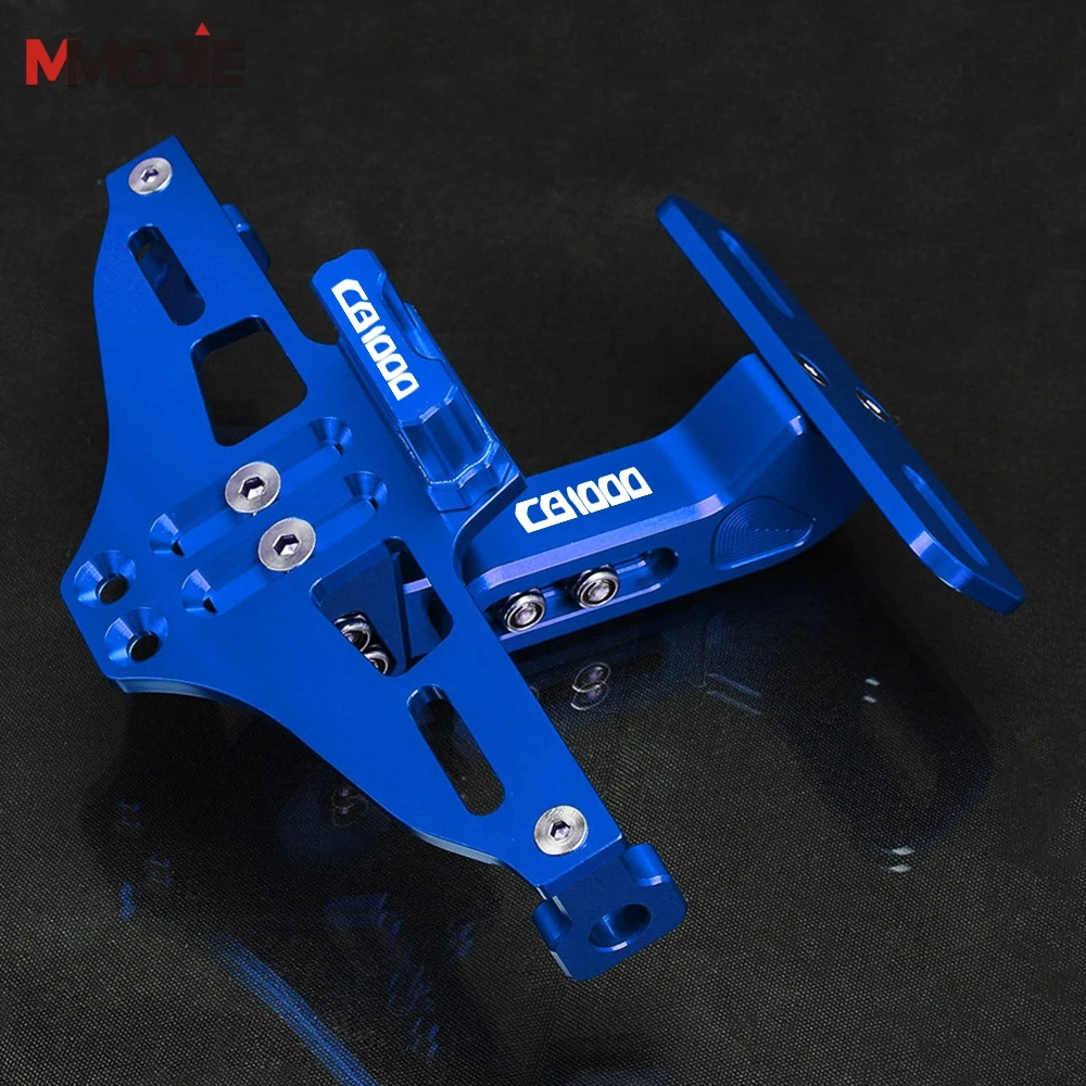 دراجة نارية لهوندا CB1000bingoneSC30 CB 1000 1993 1994 1995 1996 اكسسوارات CNC الخلفية لوحة ترخيص قوس حامل مصباح ليد #5