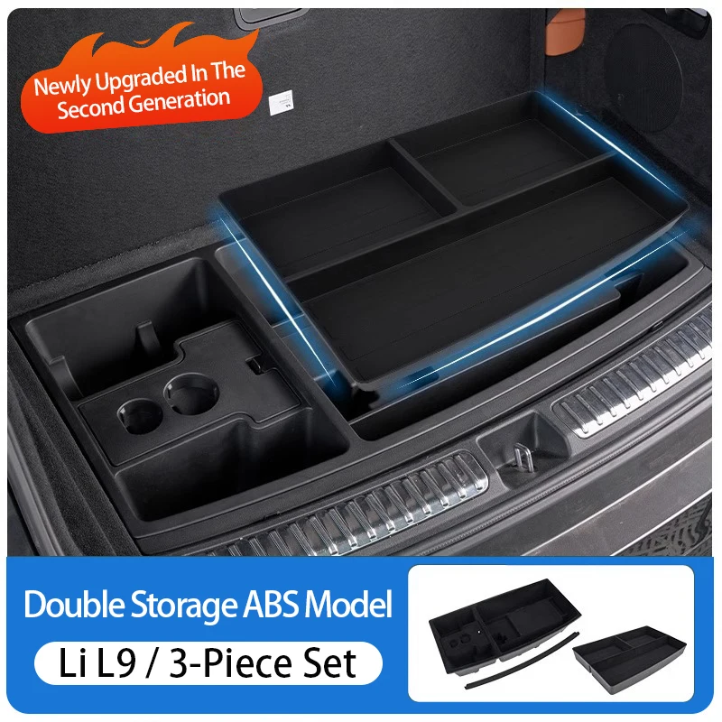 For Li LiXiang L7 L8 L9 2022 2023 Car Trunk Storage Box Multi Functional Car Hidden Storage Box for lixiang