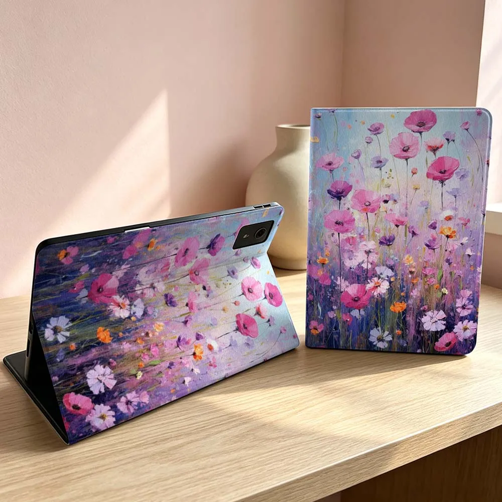 Oil Painting Floral Pattern For Lenovo Xiaoxin Lenovo Tab Pad Pro Plus K11 P12 M10 Legion Y900 Y700 Inch Tablet Case Soft