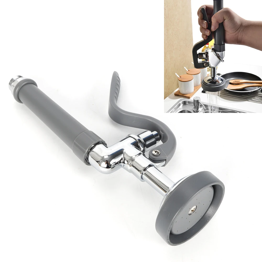 Kitchen Pre-Rinse Unit Spray Valve Water Saver Taps Spray Head Multifunction New Brass chrome plating, Rubber, Plastic