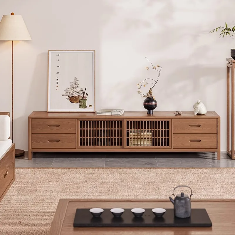 

Household living room new Chinese floor cabinet locker storage cabinet