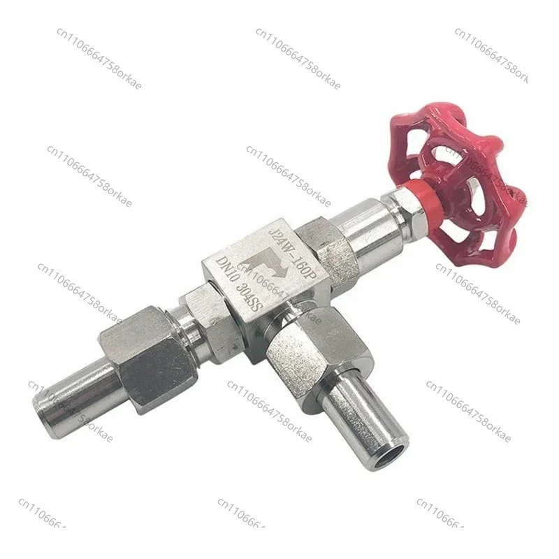 J24W-160P 304/316 Stainless Steel Angular Needle Valve Welded High-pressure C-type Globe Valve