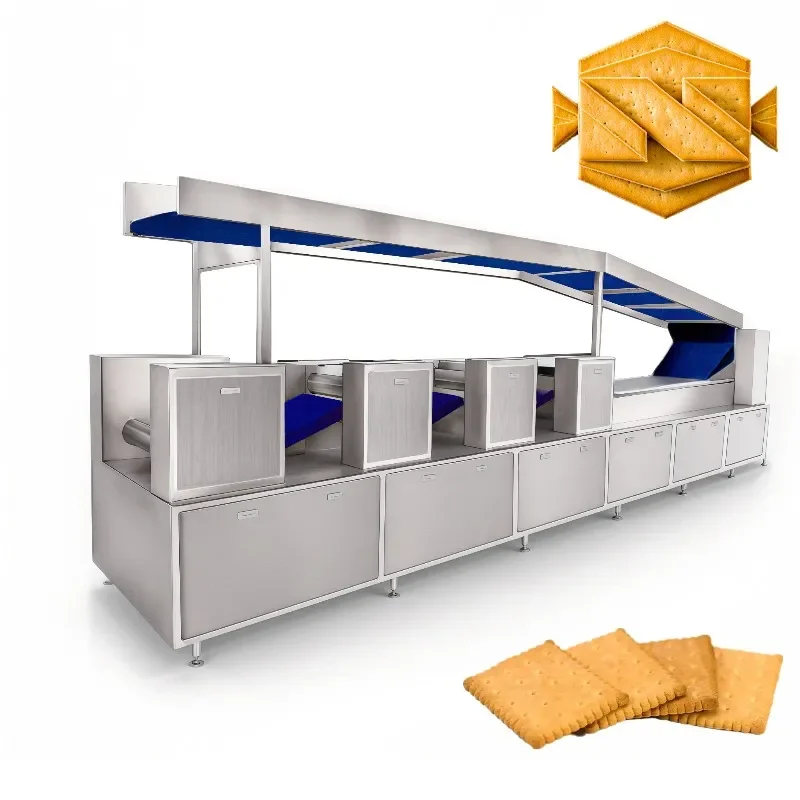 2026 hot sale Full Automatic Biscuit Making Machine Multifunctional Production Line for Delicious and Popular Wheat Biscuits