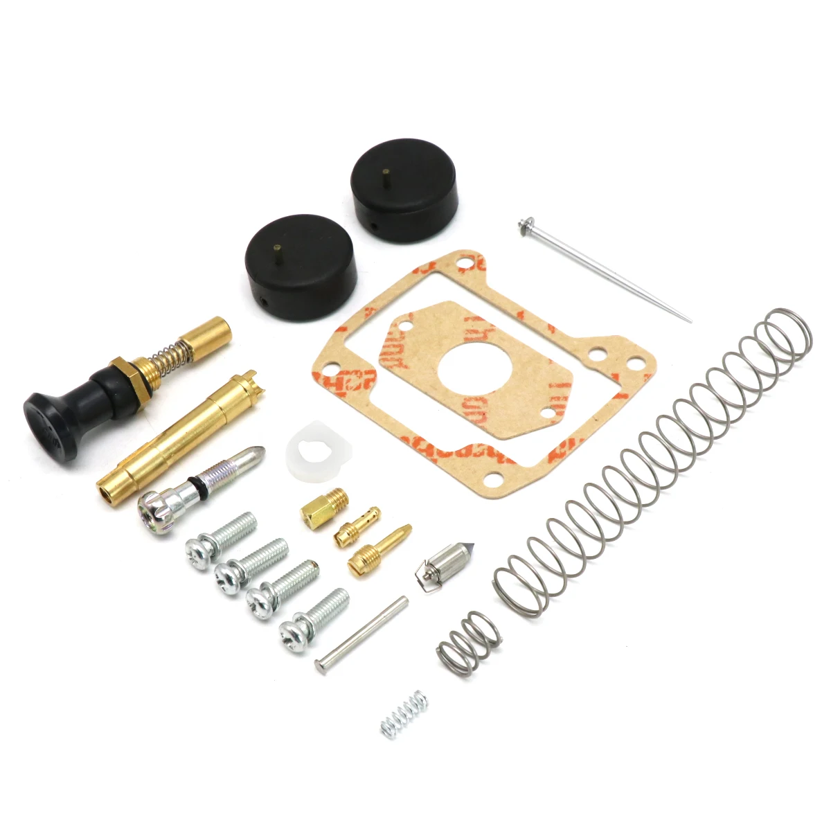 Sclmotos Motorcycle For Mikun TM32 Carburetor Repair Rebuild Kit With Float Gasket Jets Spring Needle Start Damper Starter Screw