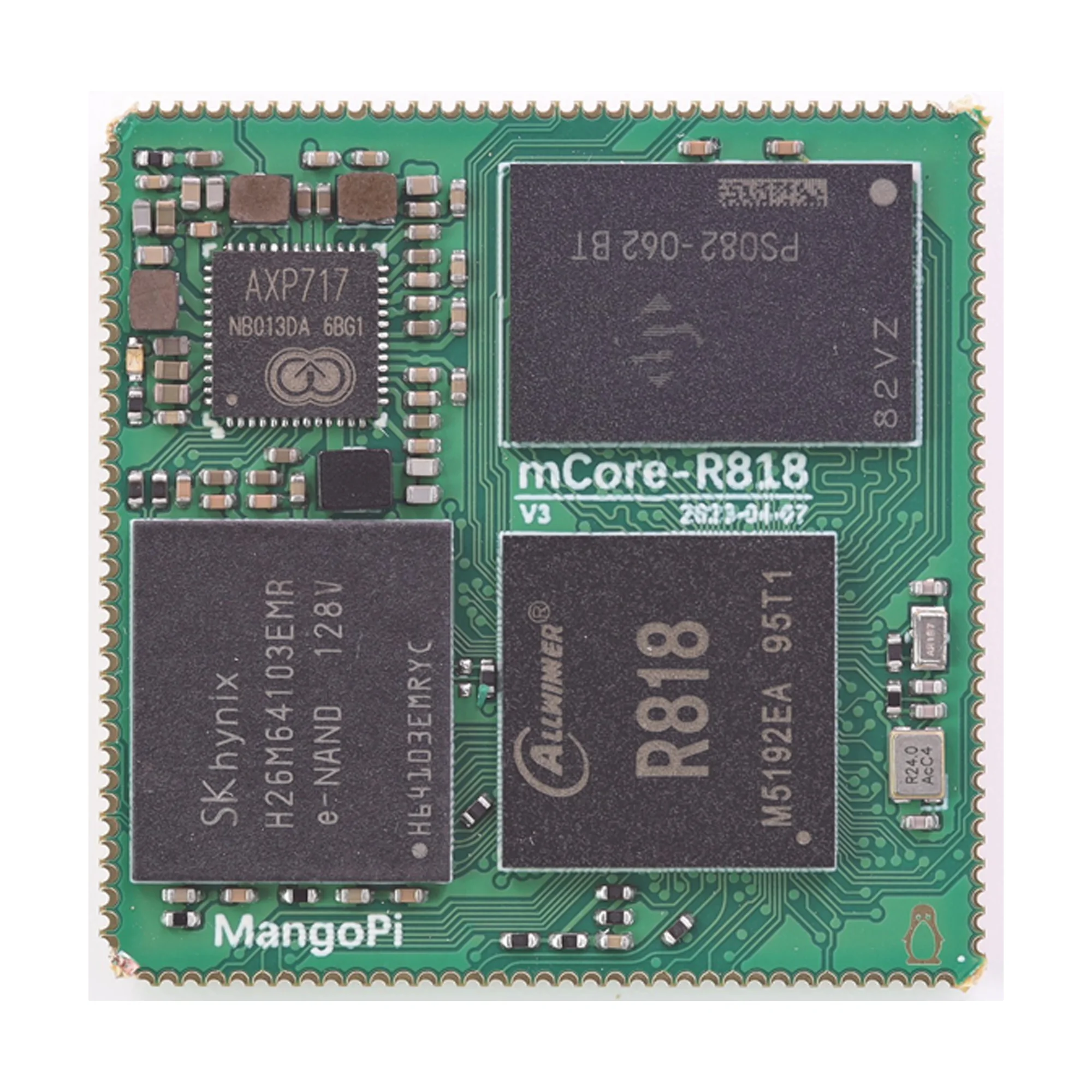 Mango Pi mCore-R818 A133 Allwinner Stamp Hole Ultra Small Core Board 2G+16G 4G+32G Android 10